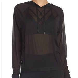 Zella Innovative Sheer Water Repellant Hoodie